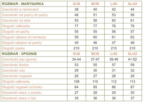 Garnitur damski z wiązaną marynarką BELLA MOON - beżowy