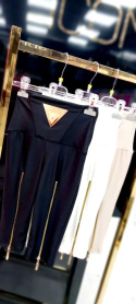 Kolarki krótkie legginsy z suwakami ZIP FAME ICON - czarne