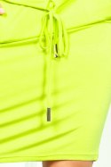 Sukienka sportowa - neon limonka
